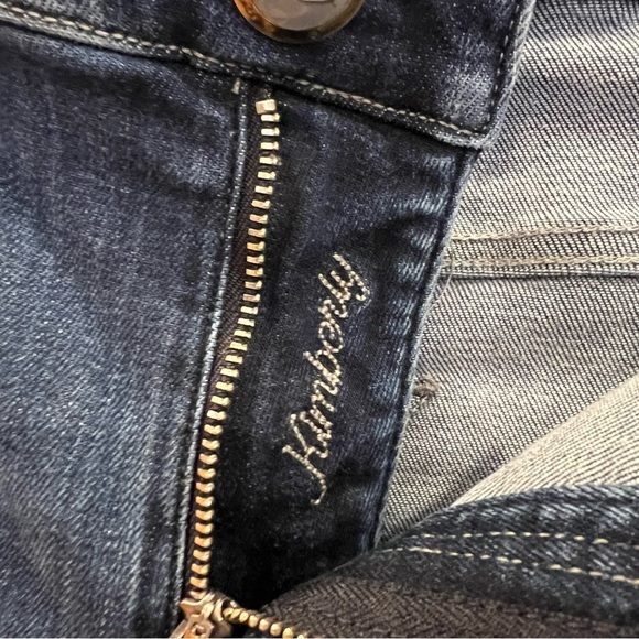 Jacob Cohen Womens Kimberly Slim Crop Blue Jeans Size 32 Mid Rise Tapered Italy - Picture 7 of 15